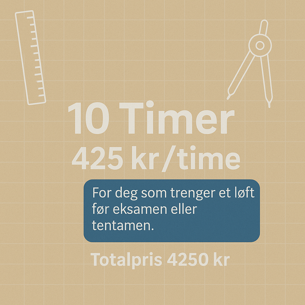 10 timer pakke